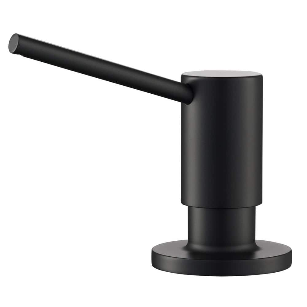 KRAUS Kitchen Soap And Lotion Dispenser In Matte Black KSD 43MB The   Matte Black Kraus Kitchen Soap Dispensers Ksd 43mb 64 1000 