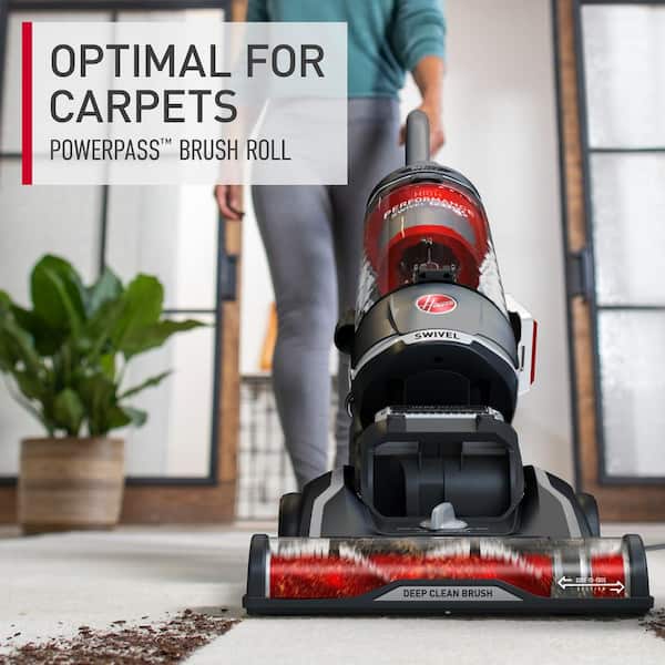MAXLife High-Performance Swivel Pet, Bagless, Corded, HEPA Filter, Upright Vacuum Cleaner with 32oz. Pet Carpet Powder