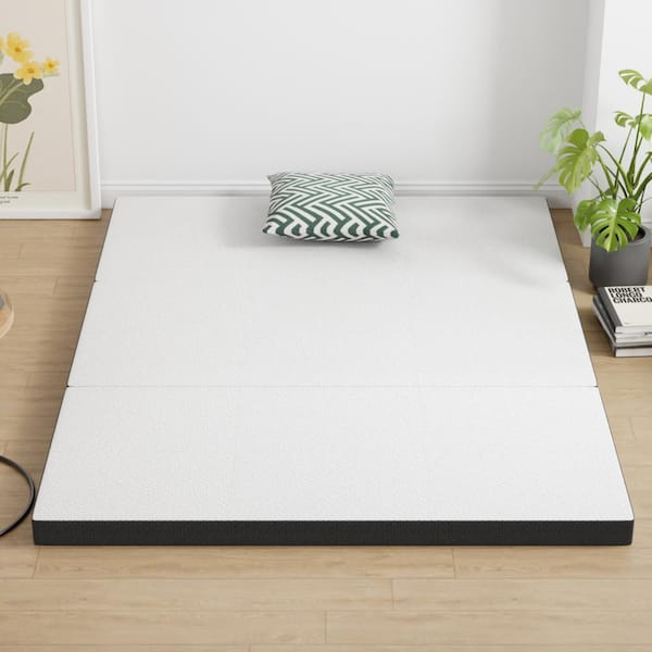 Bexa Queen Medium Firm Memory Foam Topper 3 in Folding Mattress