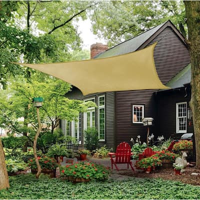 Green - Shade Sails - Canopies - The Home Depot
