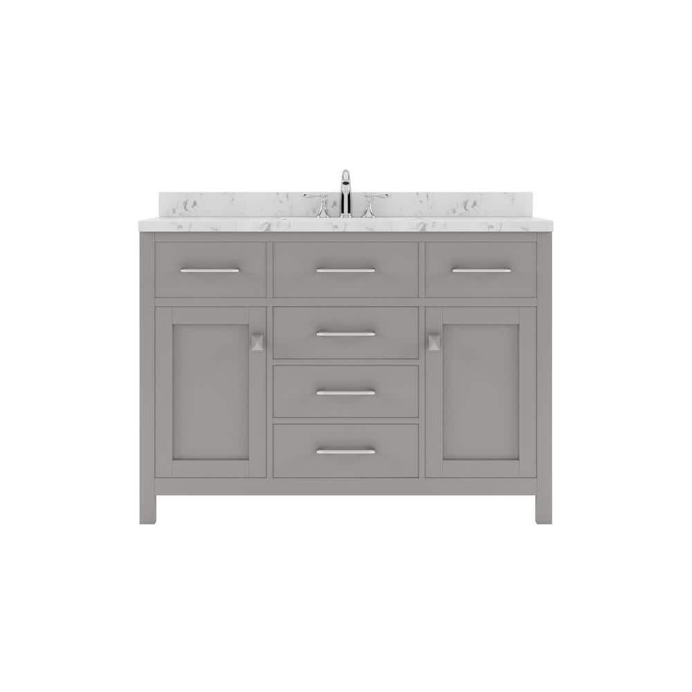 Reviews for Virtu USA Caroline 48 in. W x 22 in. D x 35 in. H Single