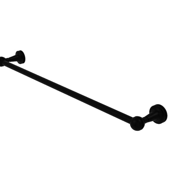 Allied Brass Mambo Collection 18 in. Towel Bar in Matte Black