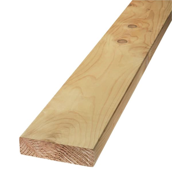 2 in. x 8 in. x 14 ft. 2 Tight Knot Cedar Rough GRN-Dimensional Lumber