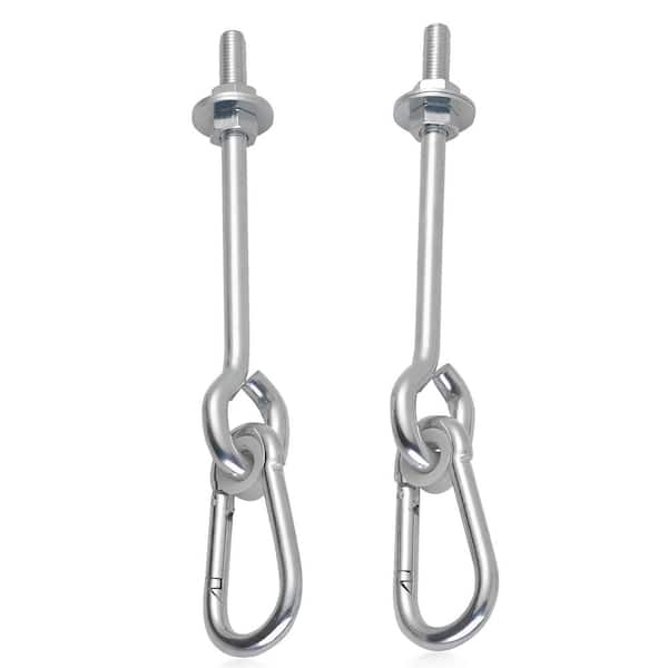 M055-10 - Metal Hanger 17 with Clips Swivel Hook 100 pcs.-M