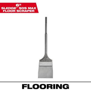 6 in. SLEDGE SDS-MAX Floor Scraper