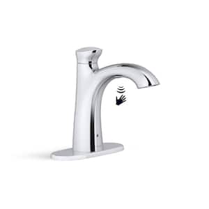 Willamette Battery Powered Touchless Single Hole Bathroom Faucet in Polished Chrome