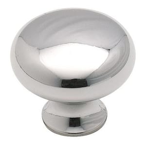 The Anniversary Collection 1-3/16 in. (30mm) Traditional Polished Chrome Round Cabinet Knob