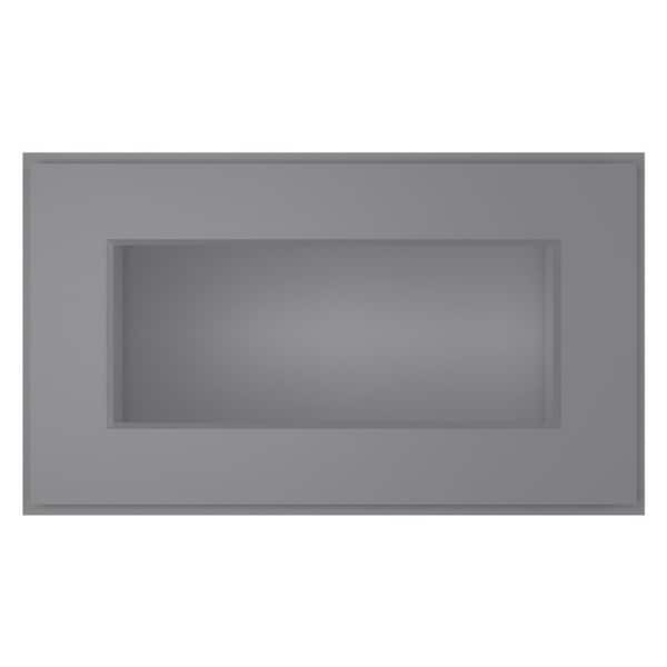 HOMEIBRO 21 in. W X 12 in. D X 12 in. H in Shaker Gray Plywood Ready to Assemble Wall Kitchen Cabinet with 1-Door