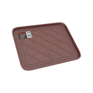 Brown 19.75 in. x 15.5 in. All-Weather Boot Tray