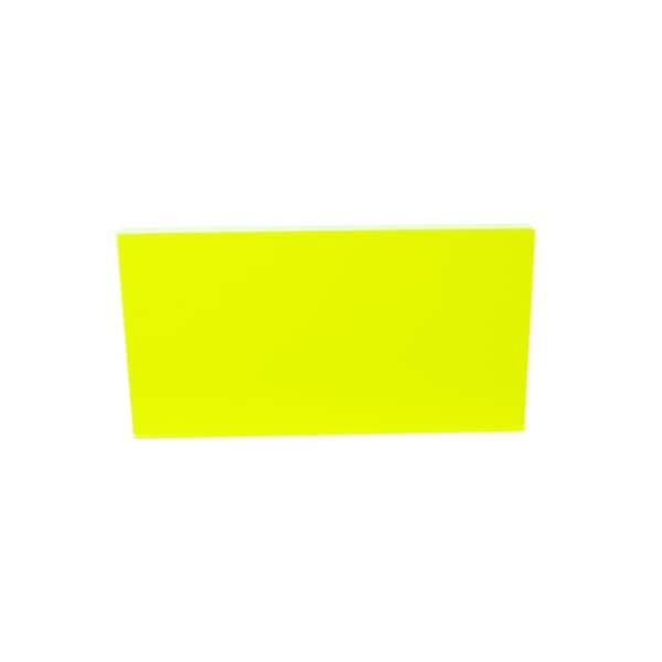 Falken Design 24 in. x 72 in. x 1/8 in. Thick Acrylic Fluorescent Green 9093 Sheet