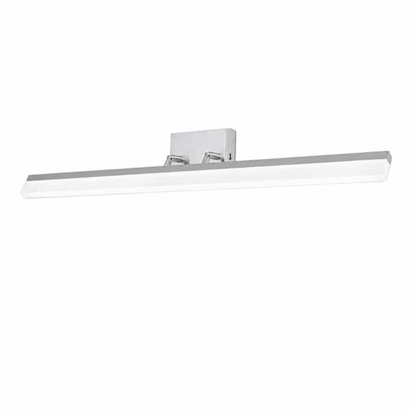 36 in 5 Light Brushed Nickel LED Vanity Light Bar with 5CCT Dimmable Adjustable Bathroom Fixture