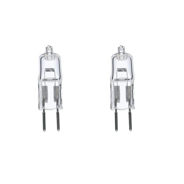 35-Watt Equivalent JC ‎G6.35 Warm White (2700K) Halogen Light Bulb (2-Pack)