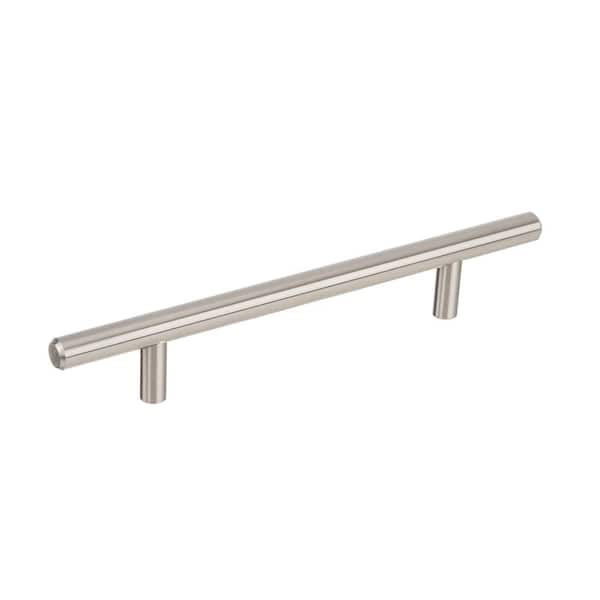 Richelieu Hardware Washington Collection 5 1/16 in. (128 mm) Brushed Nickel Modern  Modern Cabinet Bar Pull BP305128195 - The Home Depot
