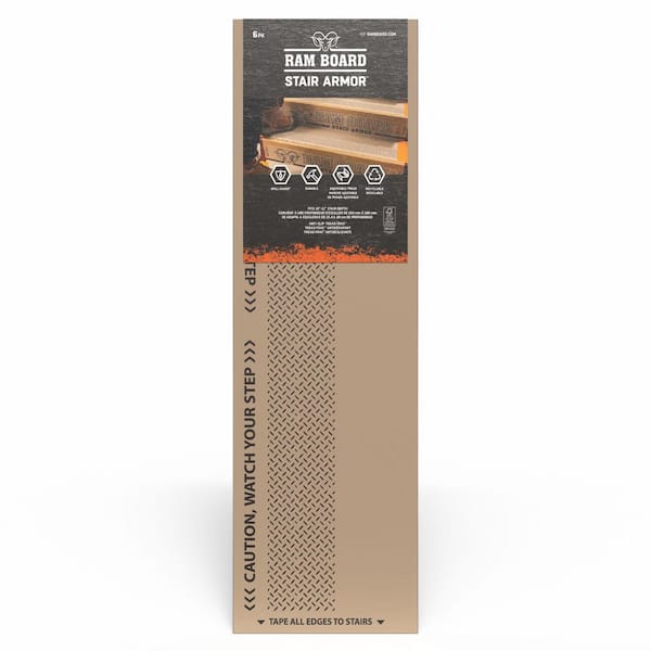 34 in. x 19 in. Stair Armor Stair Protectors (12/Carton)