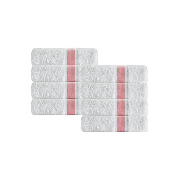 Unbranded Unique 8 pcs Salmon Turkish Cotton Hand Towels
