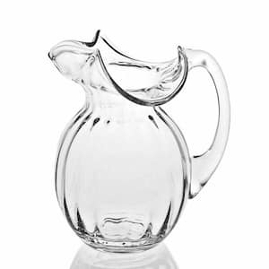 Amelia 6 in. W x 7.5 in. H x 9 in. D Novelty Clear Glass Pitchers