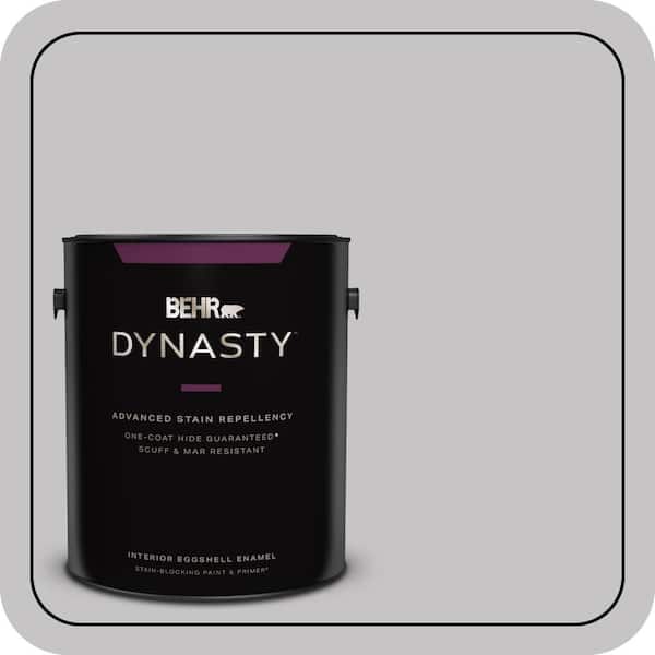 BEHR DYNASTY 1 gal. #T15-6 Dreamscape Gray Eggshell Enamel Interior Stain-Blocking Paint & Primer
