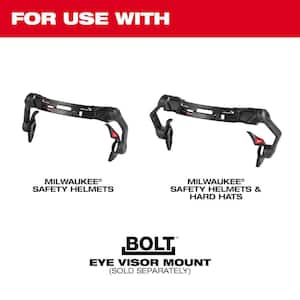 BOLT Fog-Free Clear Replacement Eye Visors Helmet Only (5-Pack)