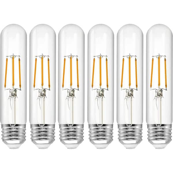 BLUEX BULBS 60-Watt Equivalent T10 Household Indoor LED Light Bulb in Cool White (6-Pack)