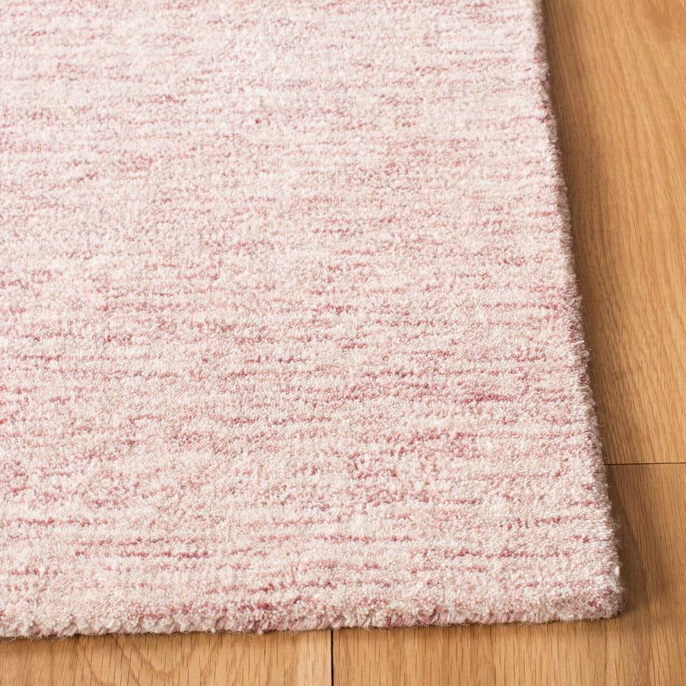 Ivory Elegance 6' Square Hand-Tufted Wool Rug