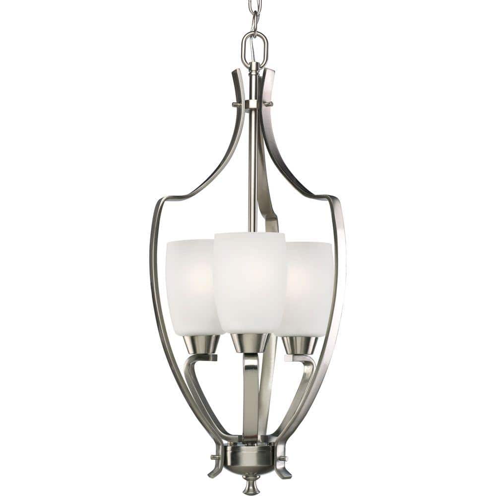 Brushed Nickel Foyer Light