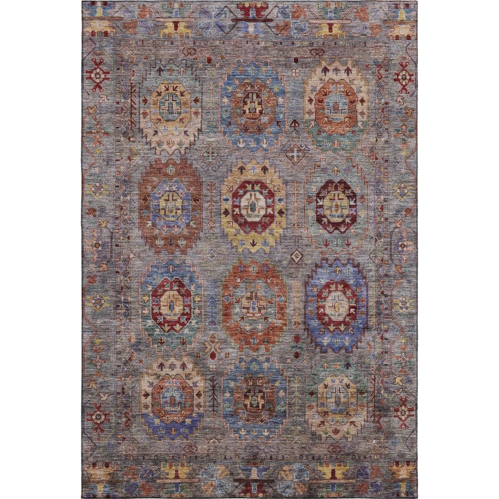 Mayfield Premium Machine Washable Abstract AMF2227 Gray 10 ft. x 14 ft. Area Rug price history on PriceWatchPro