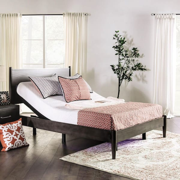 Furniture of America Harmony Twin-XL Black Adjustable Bed Frame