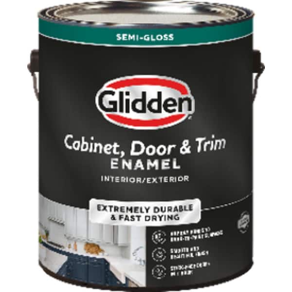 1 gal. White Semi-Gloss Cabinet, Door and Trim Interior/Exterior Paint