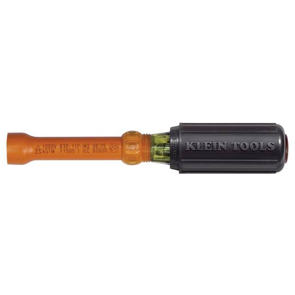 Klein Tools 1/2 in. Insulated Cushion-Grip, Hollow-Shaft Nut Drivers