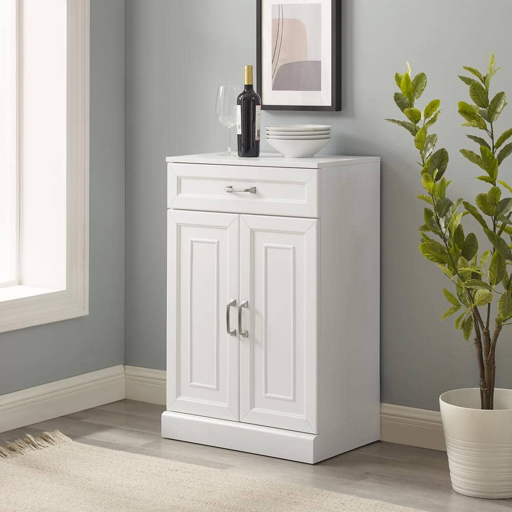 White Birch Accent Cabinet with Adjustable Shelving