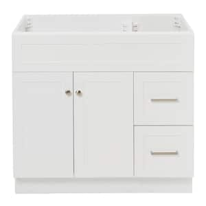 Hamlet 36 in. W x 21.5 in. D x 34.5 in. H . Bath Vanity Cabinet without Top in White