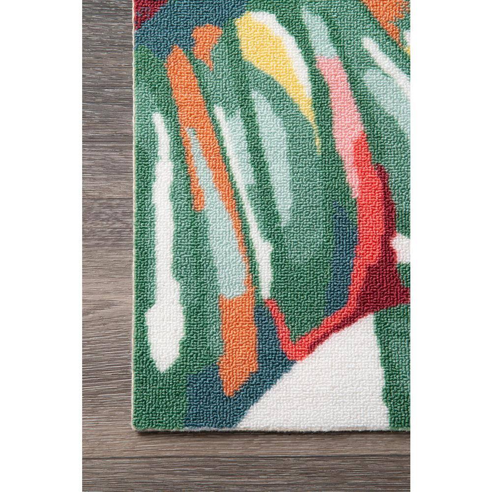 Reversible Multicolor Floral Synthetic 9' x 12' Area Rug