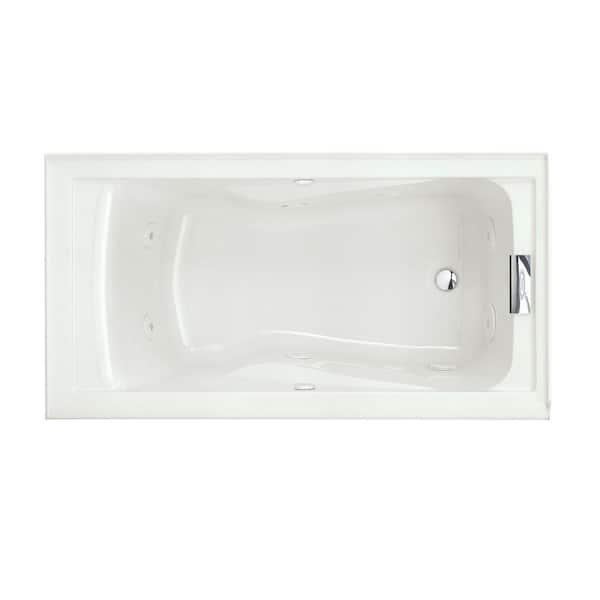 American Standard Evolution 60 in. x 32 in. Whirlpool Tub with EverClean Right Hand Drain in White