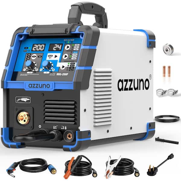 200 Amp 110V/220V Dual Voltage 4-in-1 Multi-Process Welder with Gas/Gasless MIG