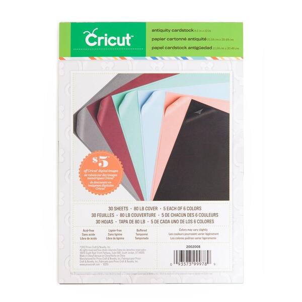 Cricut 8.5 in. x 12 in. Cardstock Antiquity (3-Pack)-DISCONTINUED