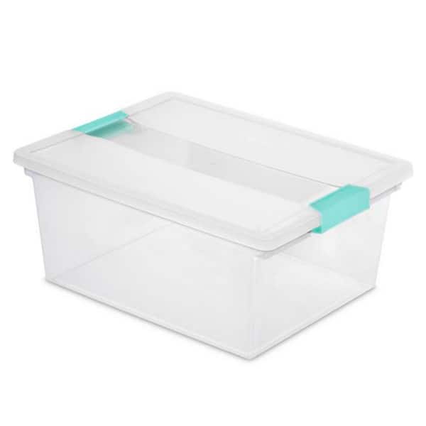 Sterilite Deep Storage Container Tote in Clear 28-Pack 28 x