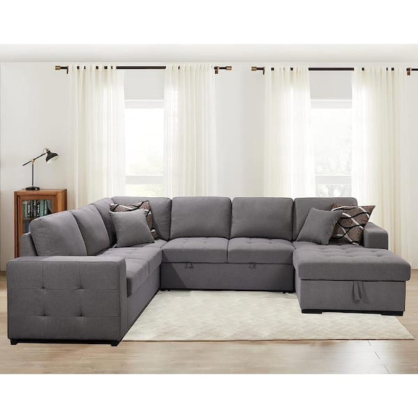 Sectional Sofa Couch,123 Oversized U Shaped Sectional Couch Set