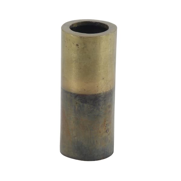 Novogratz 10 in. Gold Aluminum Metal Decorative Vase