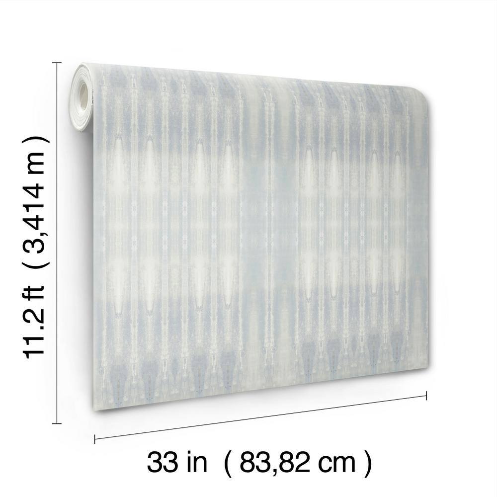 Mist Abstract Geometric Grass Cloth Wall Mural