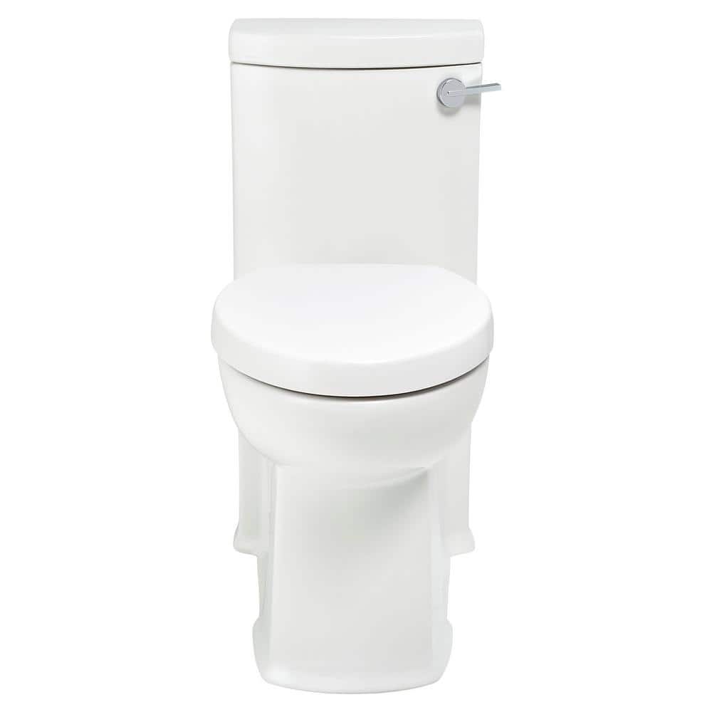 White Vitreous China High Efficiency Elongated Toilet