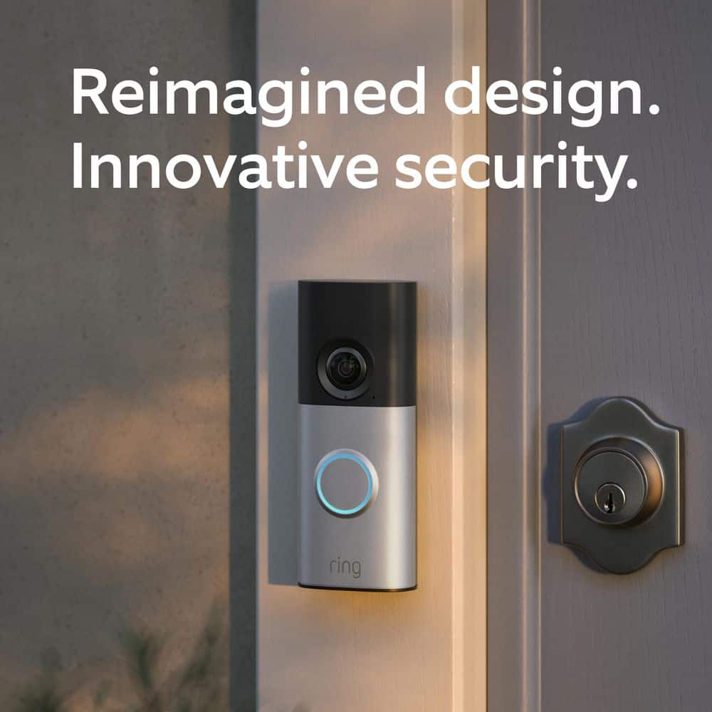 Ring Wired Doorbell Plus (2nd Gen) - Retinal 2K Video, Motion Detection, Low-Light Sight for True-Color in Near Dark - Thumbnail 2