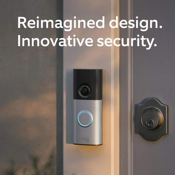 Ring Wired Doorbell Plus (2nd Gen) Retinal 2K Video, 3D Motion