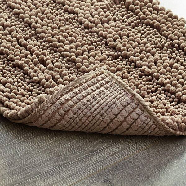 Modern Threads 2 Pack Chenille Noodle, Chenille Bath Rugs