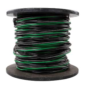 500 ft. 2/0-2/0-2/0-1 Black Stranded AL MHF USE-2 Cable
