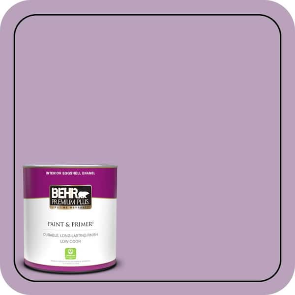 BEHR PREMIUM PLUS 1 qt. #M100-3 Svelte Eggshell Enamel Low Odor Interior Paint & Primer