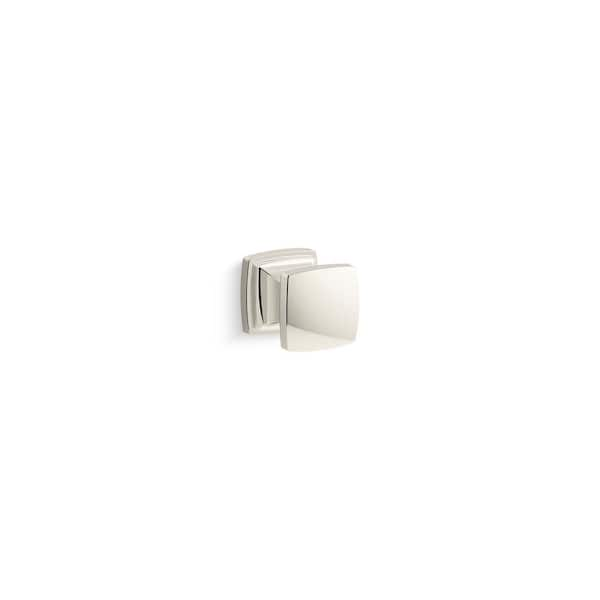 KOHLER Riff 1.1875 in. Vibrant Polished Nickel Cabinet Knob