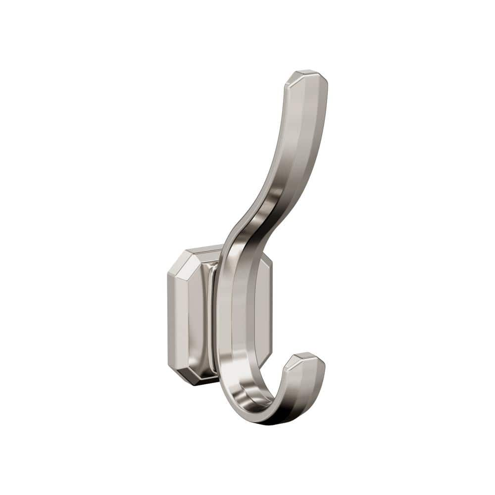 Amerock HBX36693PN Granlyn Double Prong Polished Nickel Decorative Wall Hook