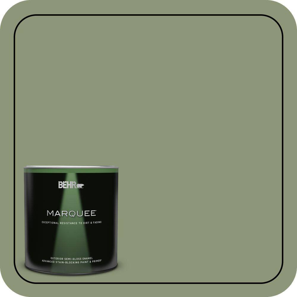 1 qt. #420F-5 Olivine Semi-Gloss Enamel Exterior Paint & Primer price history on PriceWatchPro