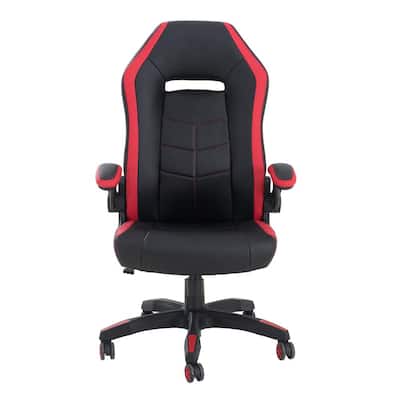 GameUP Lodi Red Polyurethane Foam Seat Game Chair
