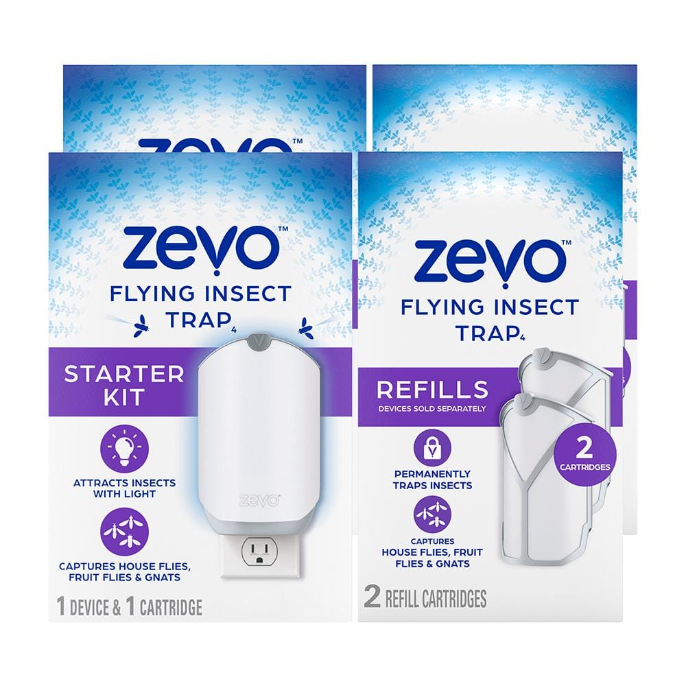 ZEVO Indoor Flying Insect Trap for Fruit flies, Gnats and House Flies